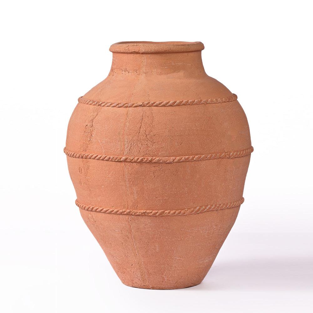 Yarrow Yard, Zenth Zest Terrocotta Vase - Living Shapes