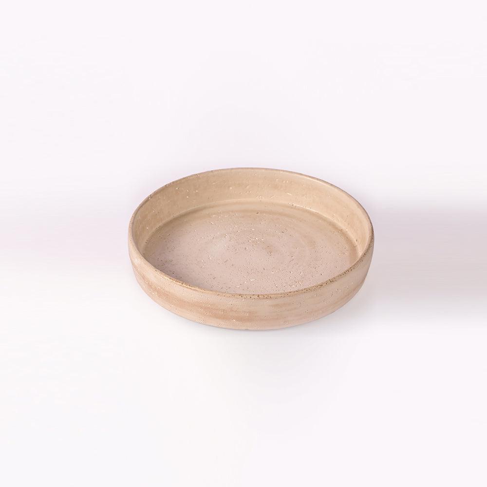 Amber Atrium Cement Bowl - Small