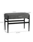 Quaint Iron Bench- Cotton