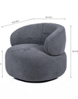 Marshmallow Dew Cotton Sofa- Iron