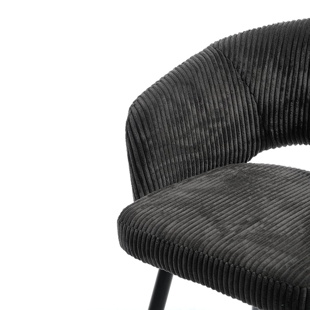 Iron Leaf Dining  Chair - Grey