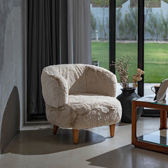 Cherry Creations Lounge Chair - Beige