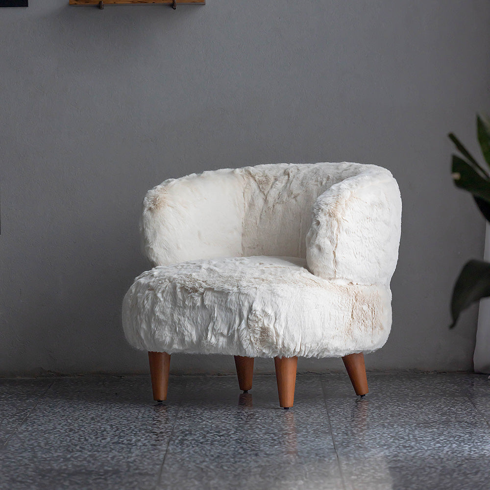 Cherry Creations Lounge Chair - Cream