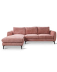 Nova Niche 3 Seater Sofa - Dusty Rose Brown