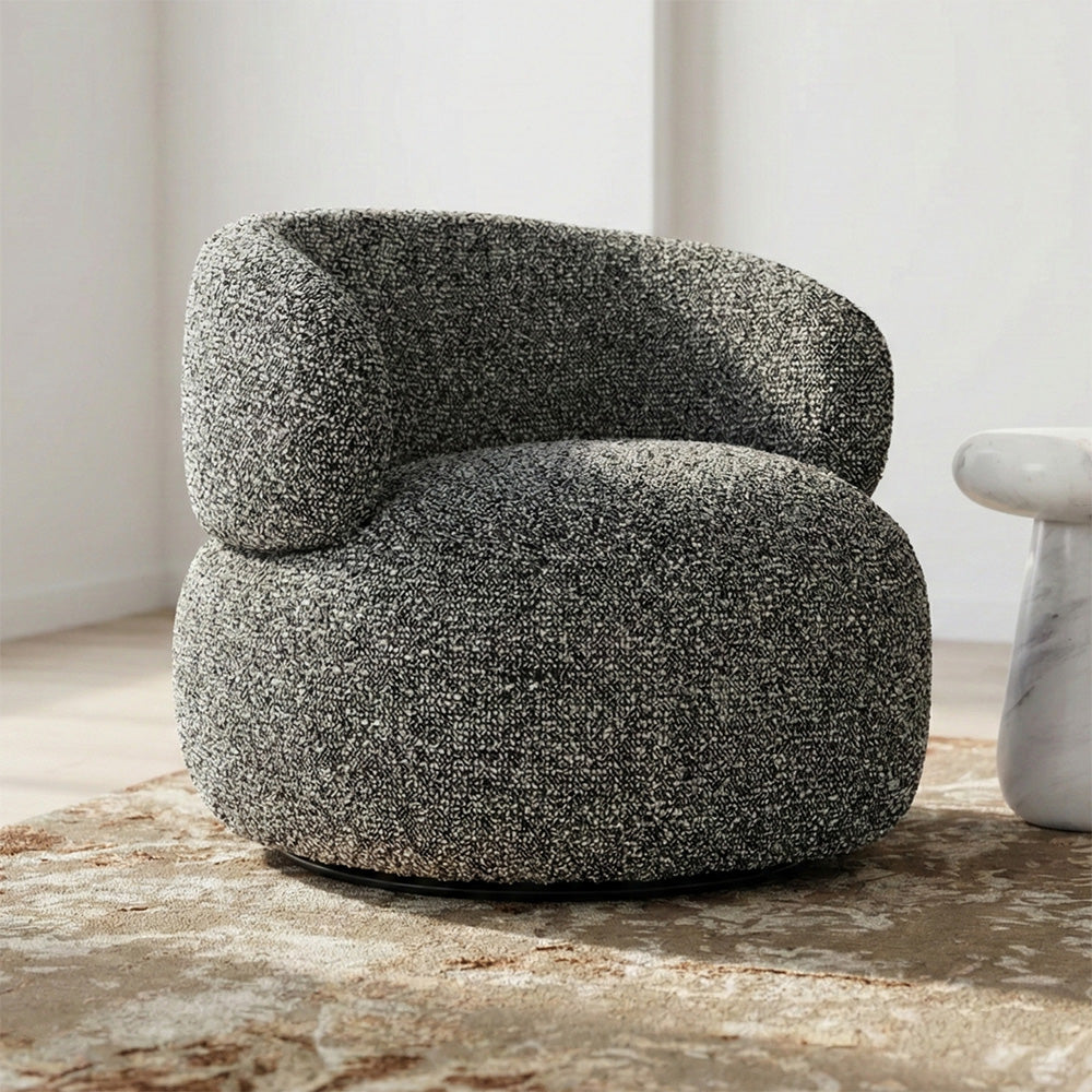 Velmora Erika Swivel Sofa - Black