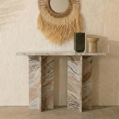 Guapo Butterscotch Marble Console Table