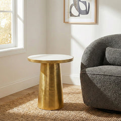 Boots Handcrafted Aluminium Accent Table