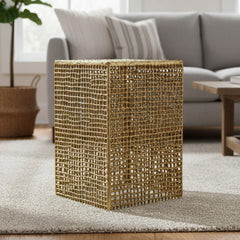 Ben Handcrafted Aluminium Accent Table