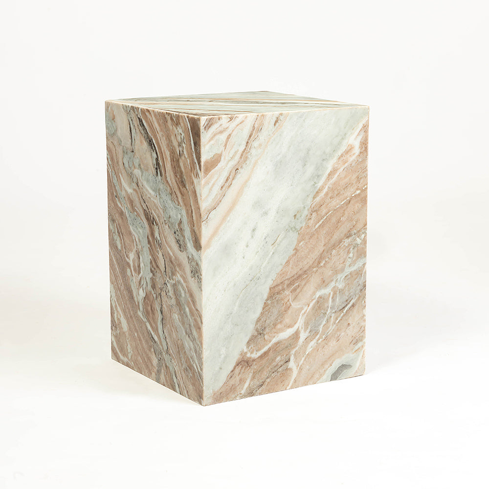 Butterscotch Indian Marble Coffee Table Set of 2