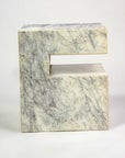 Sawar Marble Motto Accent Table