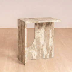 Panther Marble Cyril Accent Table