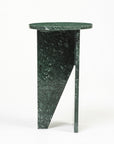 Green Aura Marble Accent Table