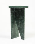 Green Aura Marble Accent Table