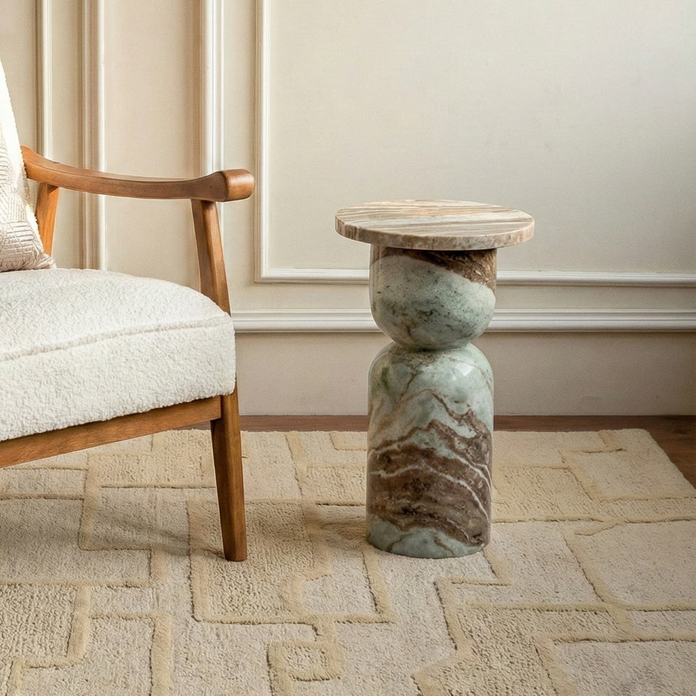 Sawar Marble Musik Accent Table