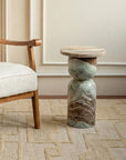 Sawar Marble Musik Accent Table