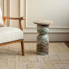 Sawar Marble Musik Accent Table