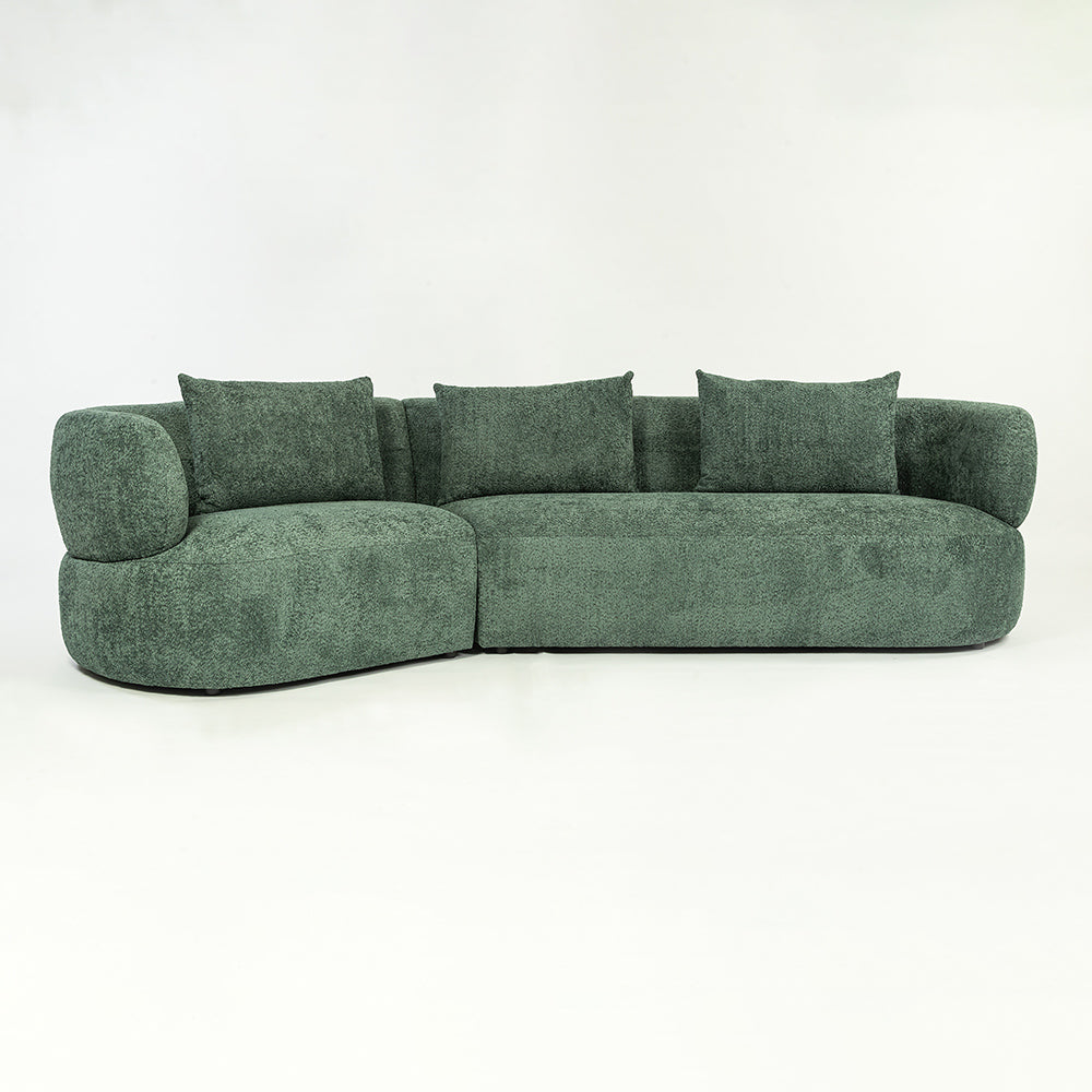 Breeze Boucle 5 Seater Sofa - Green