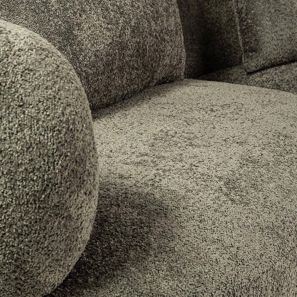 Breeze Boucle 5 Seater Sofa - Dark Grey