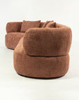 Breeze Boucle 5 Seater Sofa - Rose Brown