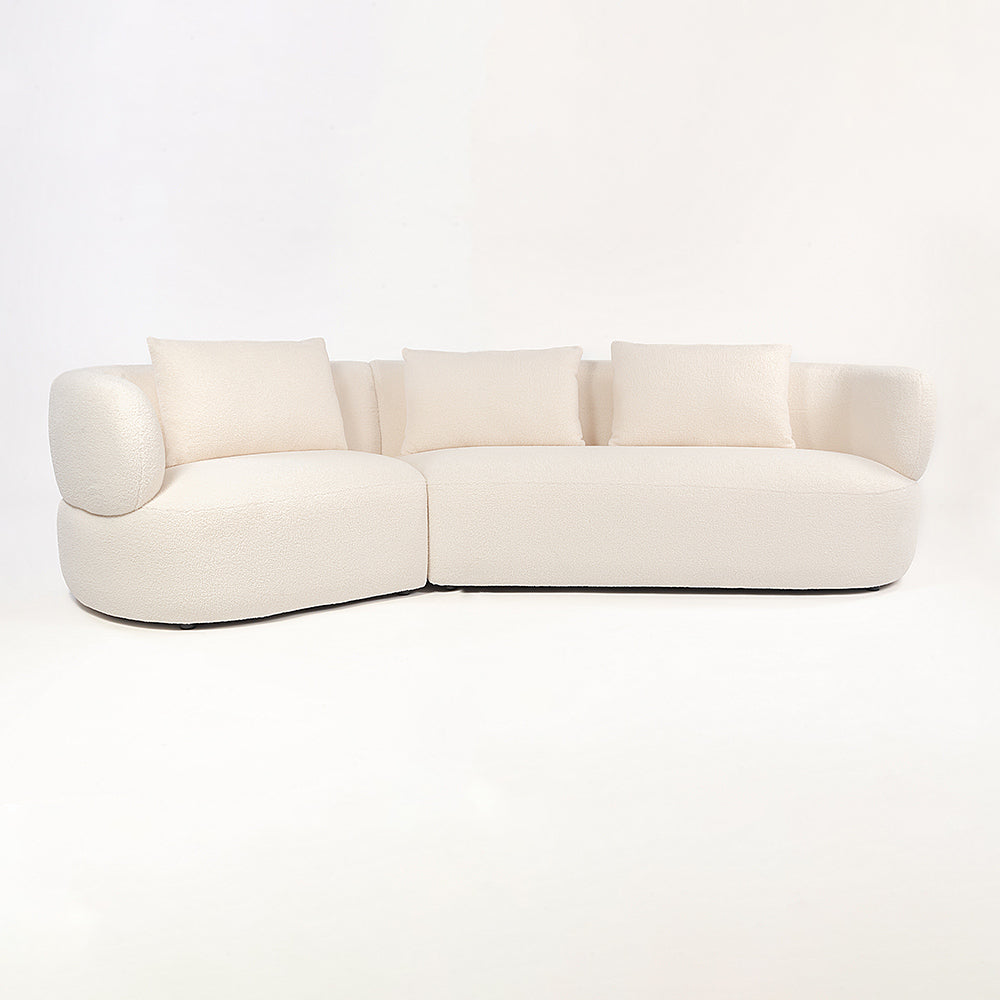 Breeze Boucle 5 Seater Sofa - White