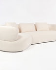 Breeze Boucle 5 Seater Sofa - White