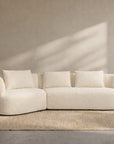 Breeze Boucle 5 Seater Sofa - White