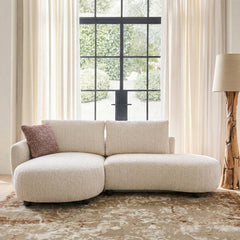 Wizziod Boucle 3 Seater Sofa Set