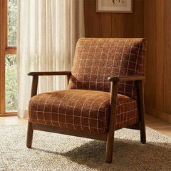 Sanei Boucle Chair with Wood