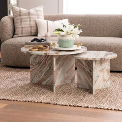 Marble Drift Coffee Table Set of 2 - All
