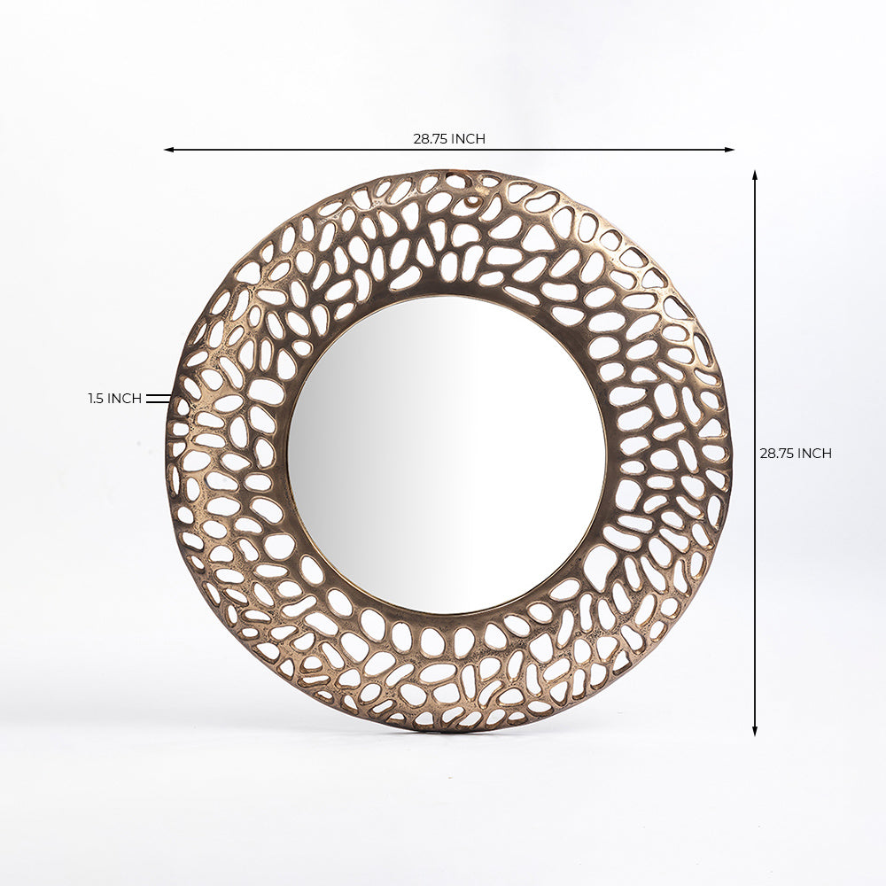 Aluminium Ville Glass Mirror
