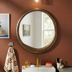 Aluminium Raye Glass Mirror