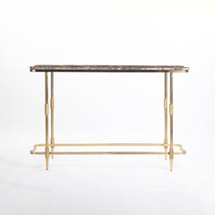Marble Oggie Console Table with Metal