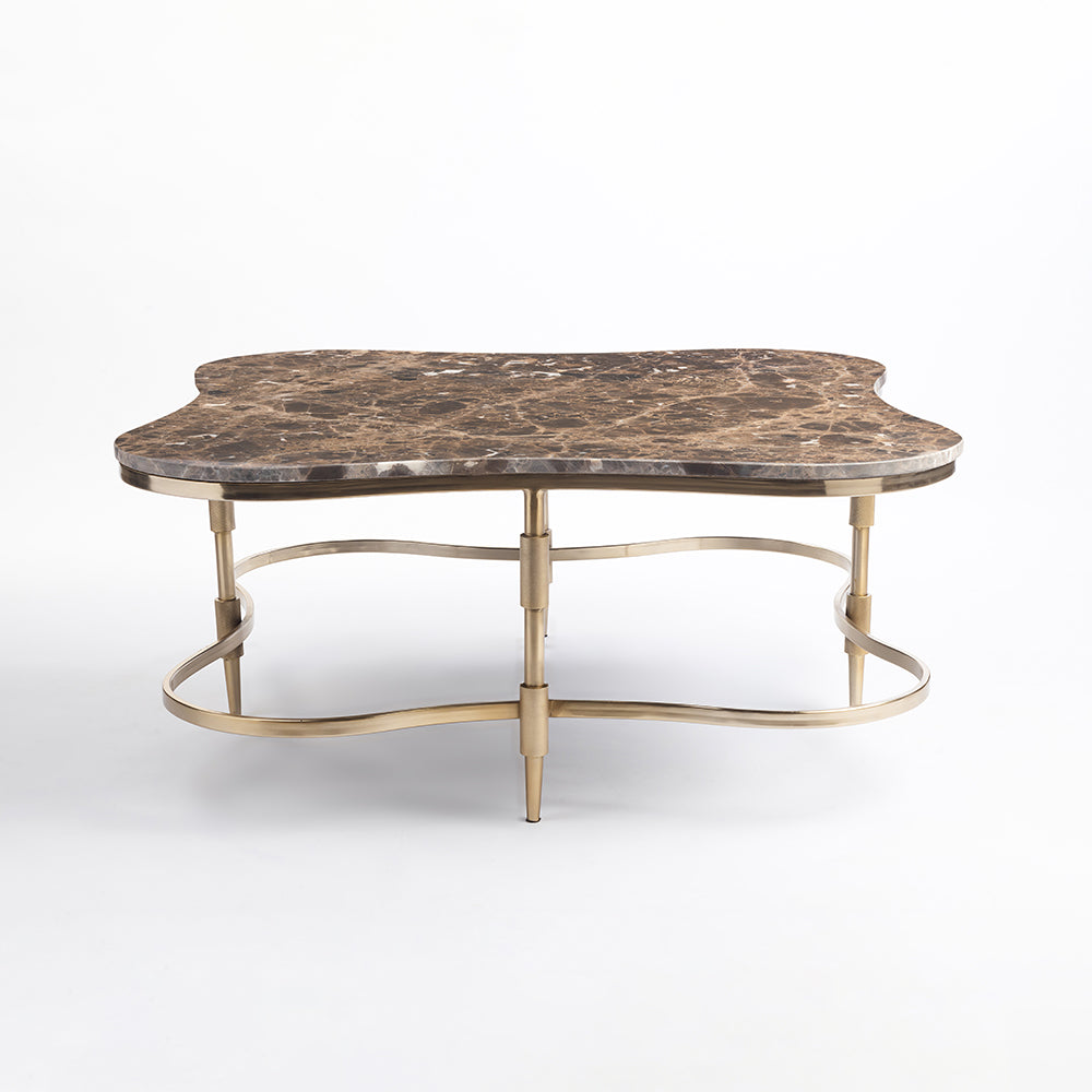 Marble Bebey Coffee Table with Metal