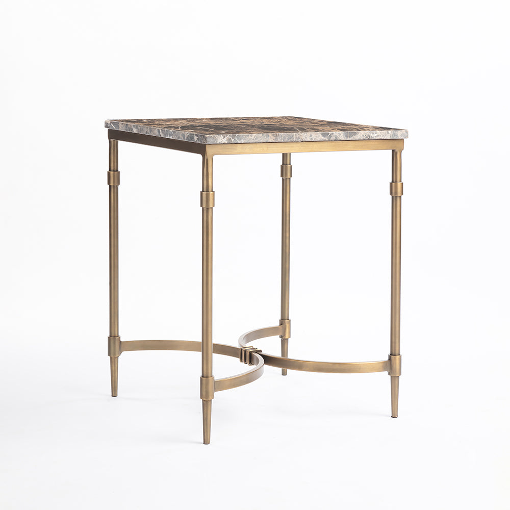 Marble Willie Side Table with Metal