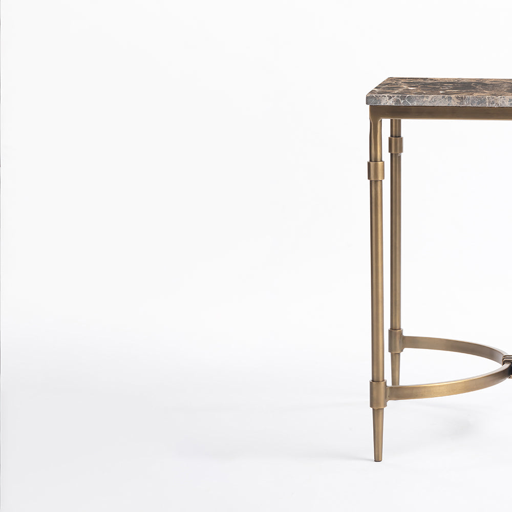 Marble Willie Side Table with Metal