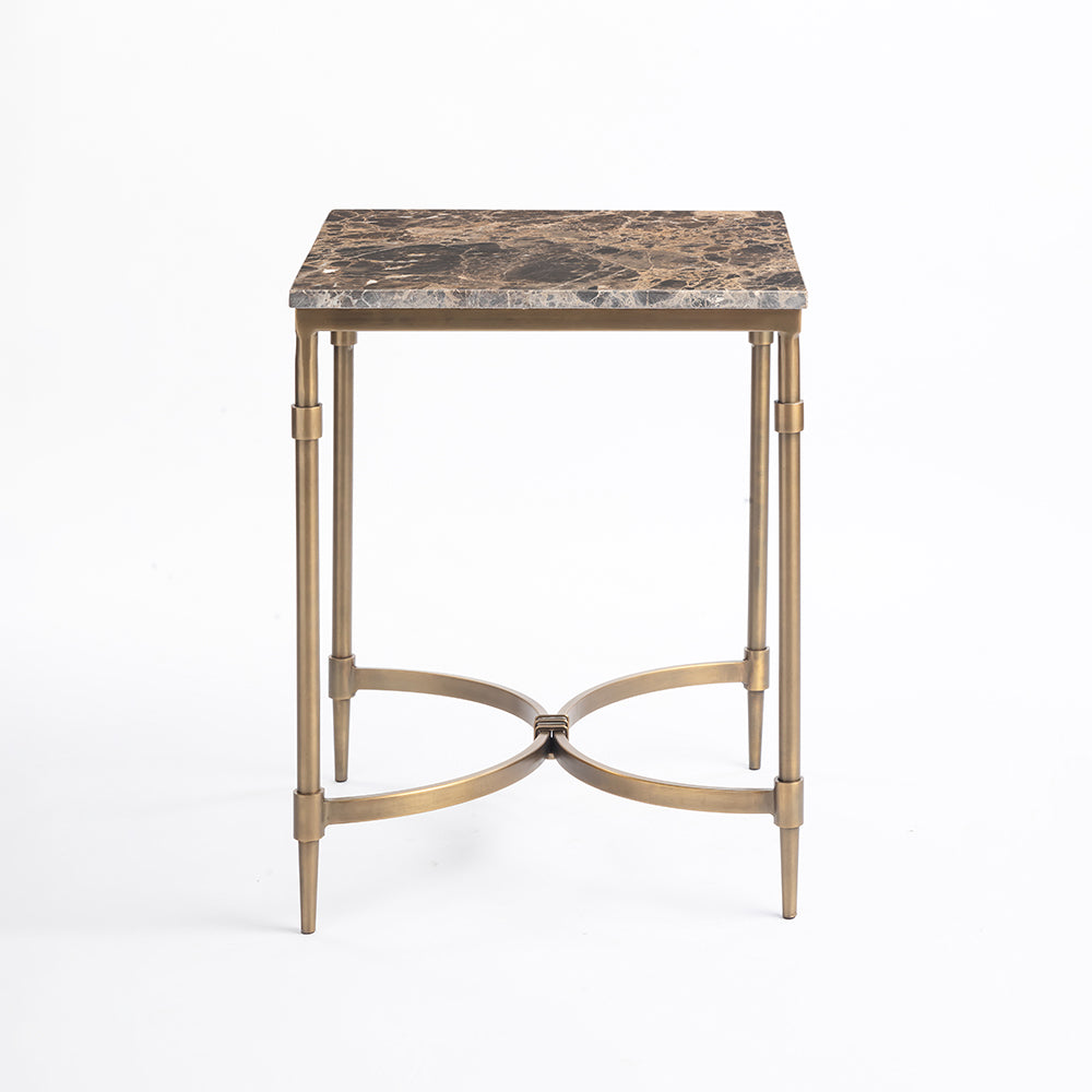 Marble Willie Side Table with Metal
