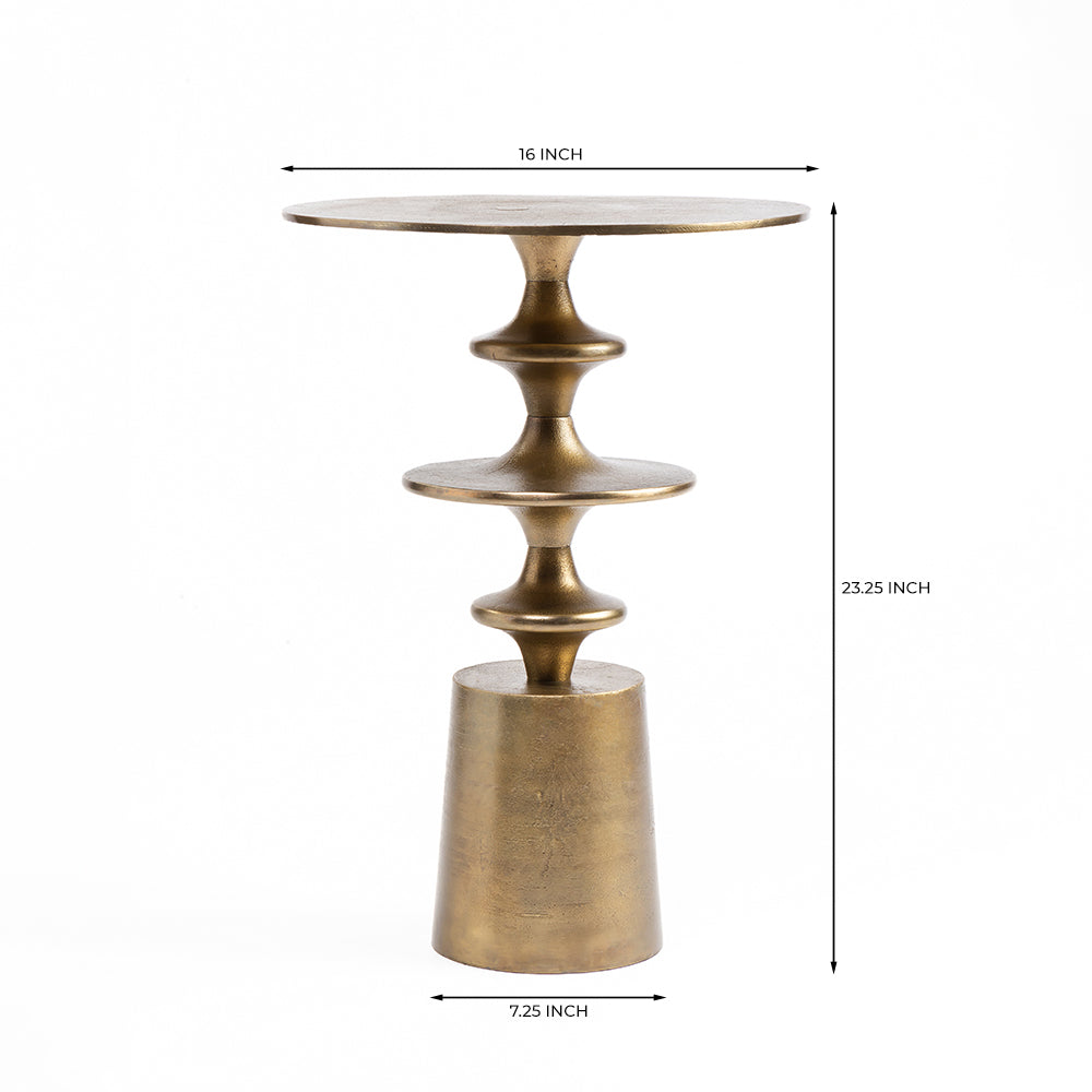 Aluminium Cough Accent Table