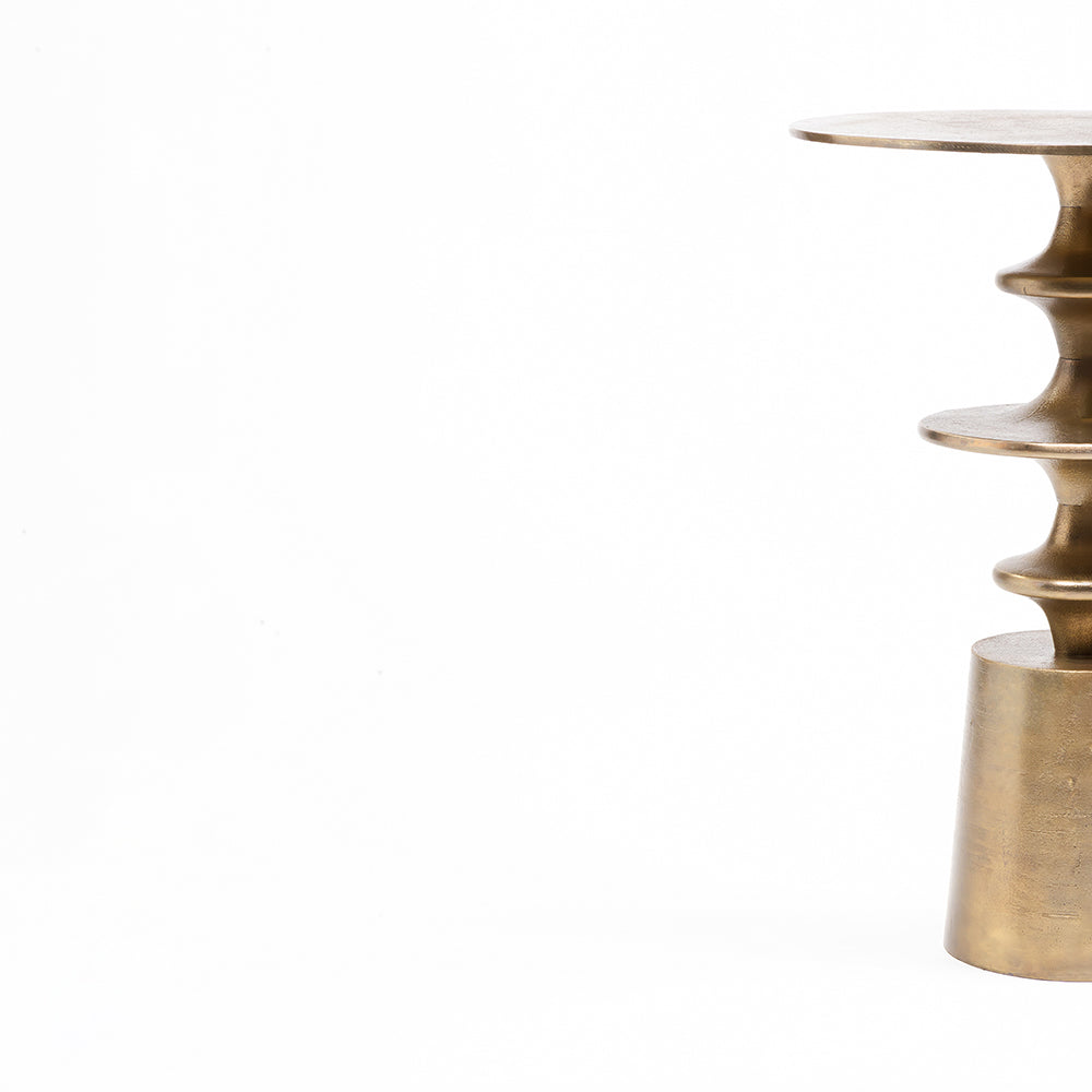 Aluminium Cough Accent Table