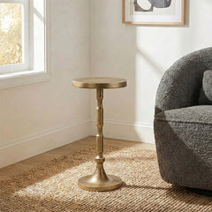 Aluminium Siaa Round Accent Table