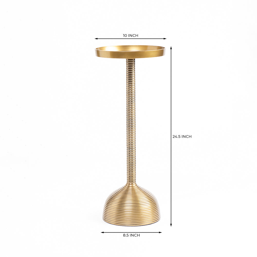 Aluminium Bellaso Accent Table