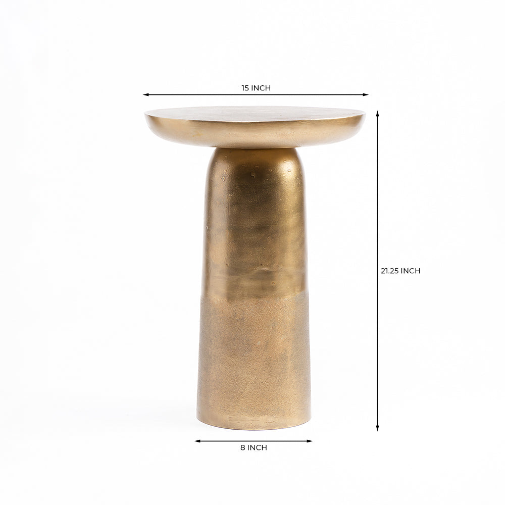 Aluminium Bulach Accent Table