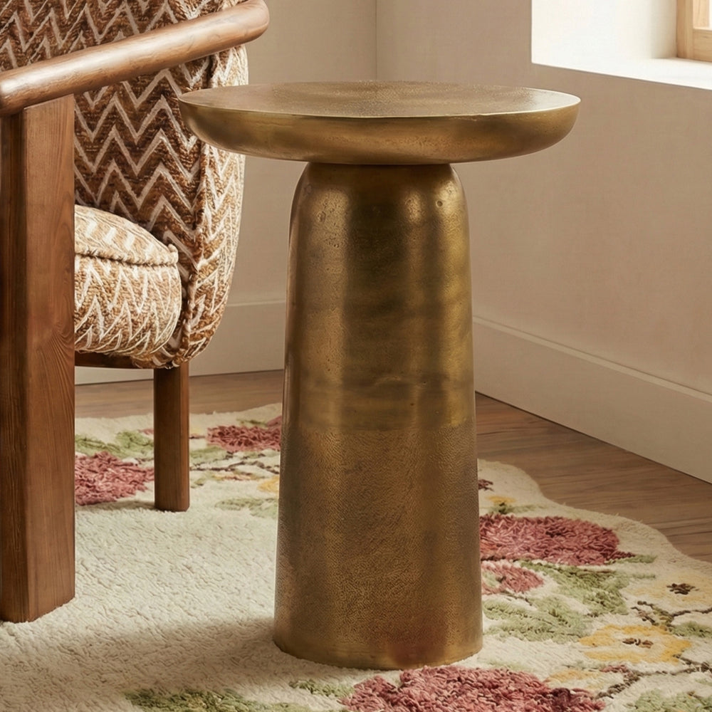 Aluminium Bulach Accent Table