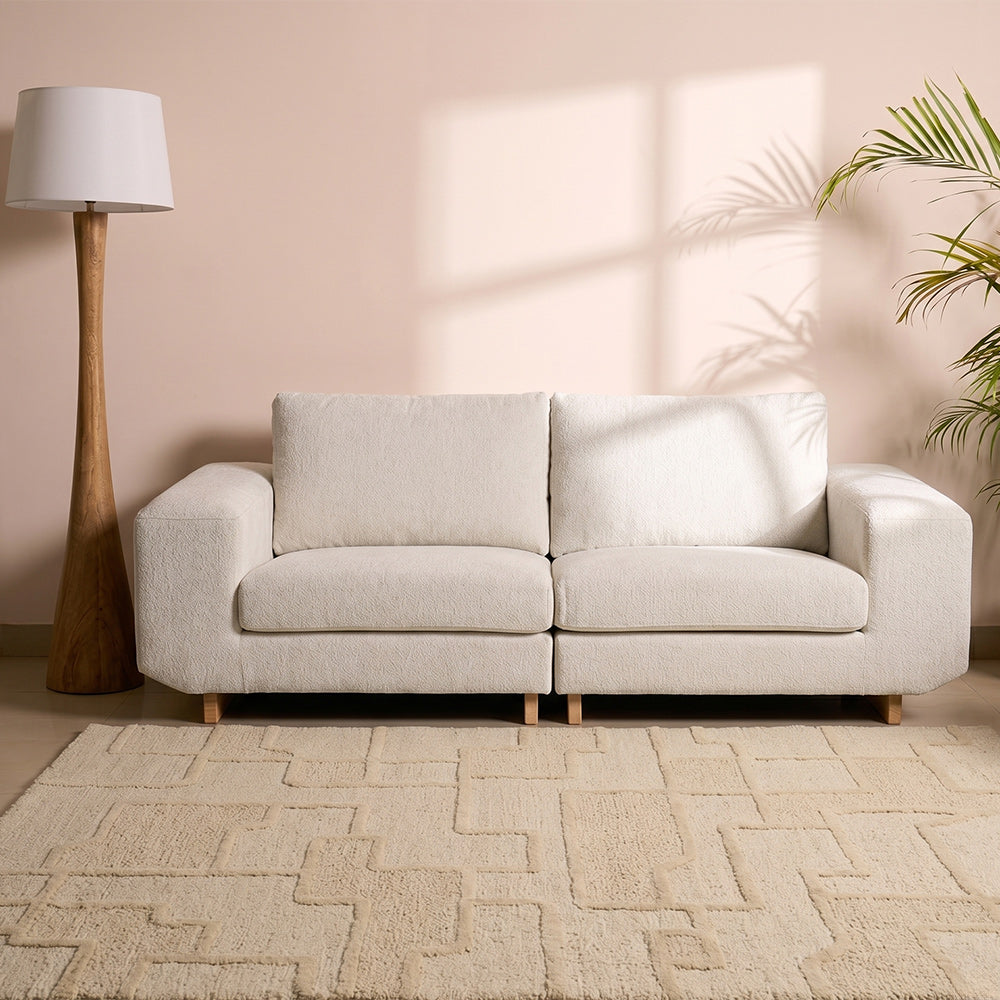 Velvet Kiko 2-Seater Sofa -  Fifty Shade