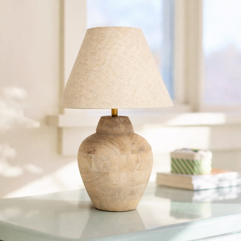 Kaus Wooden Table Lamp