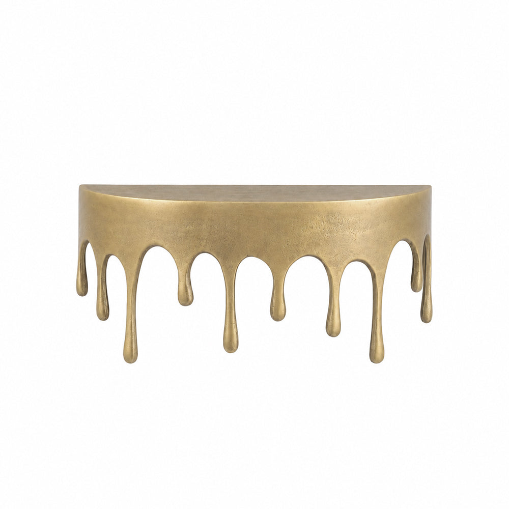 Cuco Antique Brass Aluminium Wall Shelf