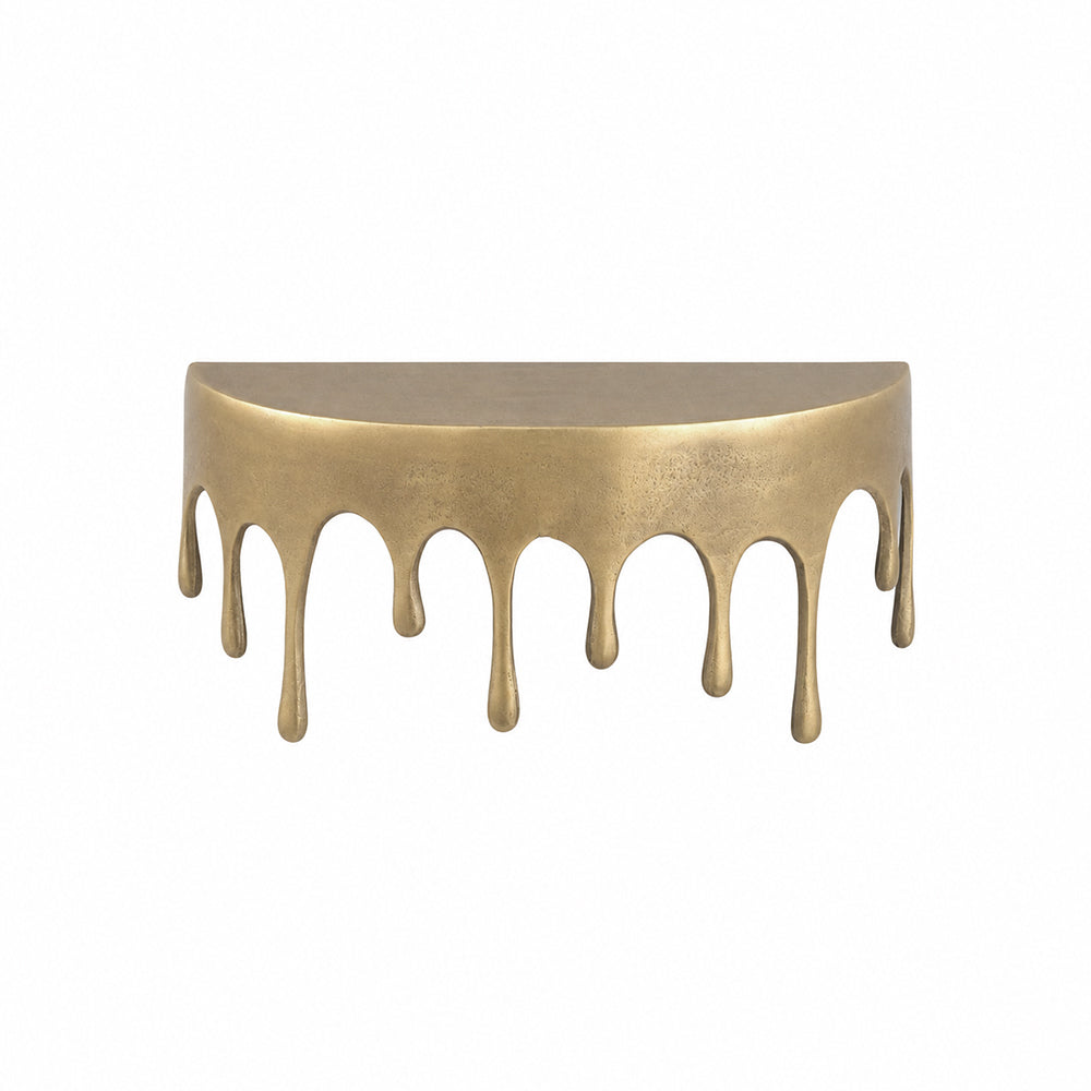 Cuco Antique Brass Aluminium Wall Shelf