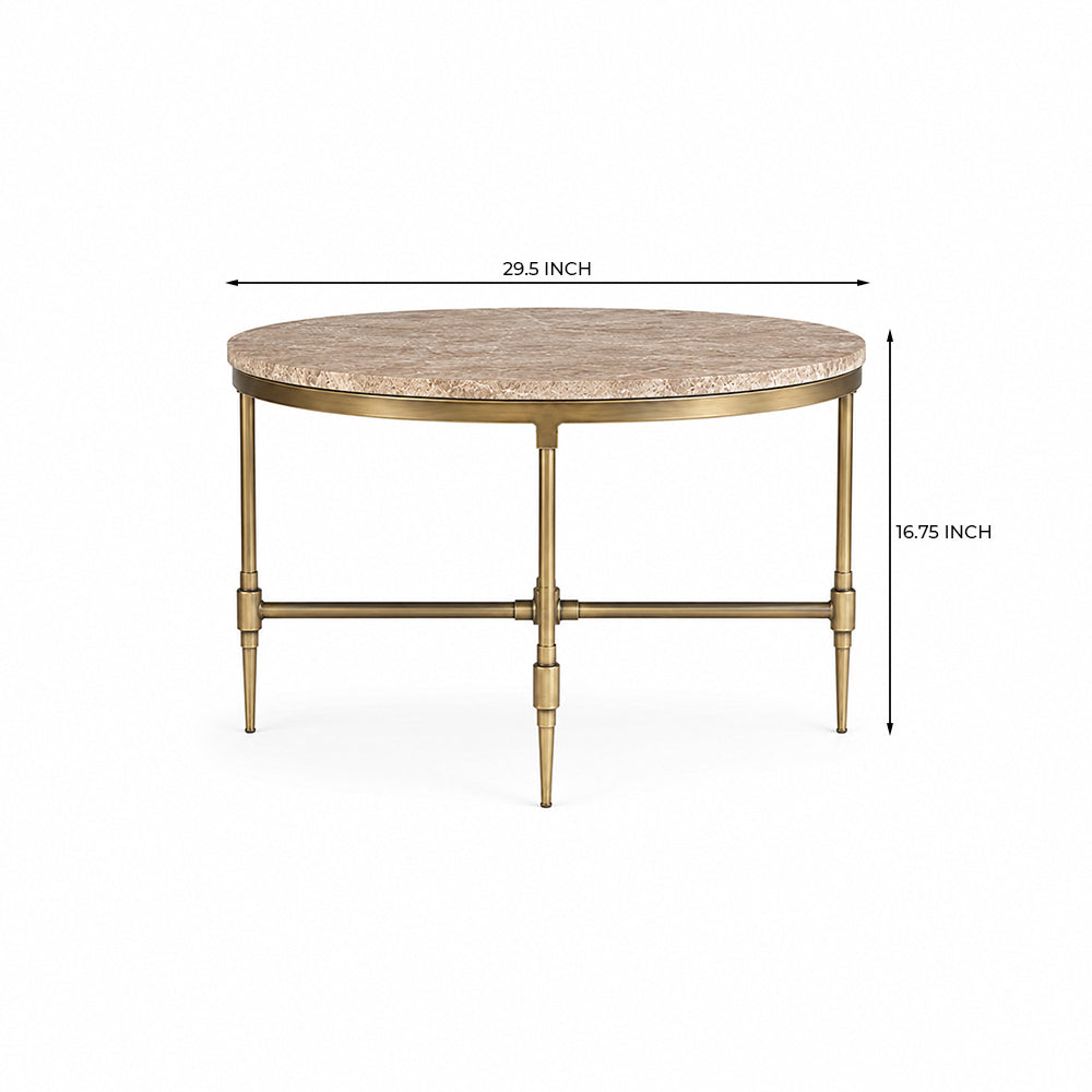 Emie Marble Coffee Table - Large