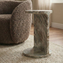 Vager Sawar Marble Accent Table