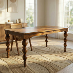 Baina Mango Wood 6 Seater Dining Table