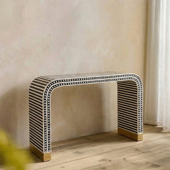 Lorde Rectangle Bone Inlay Console Table